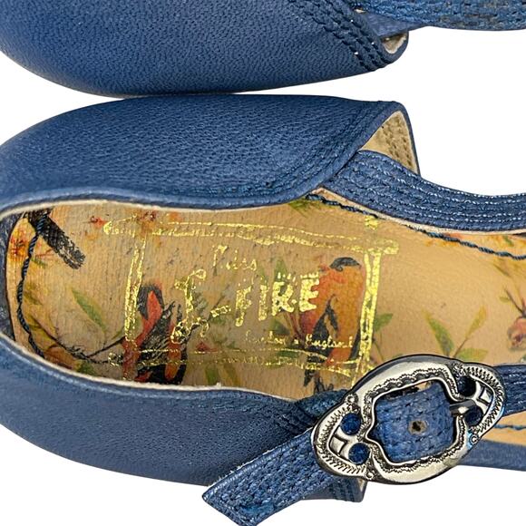 Anthropologie Miss L Fire Dusty Begonia T-Strap Heels 39 or 8.5 - Picture 4 of 6